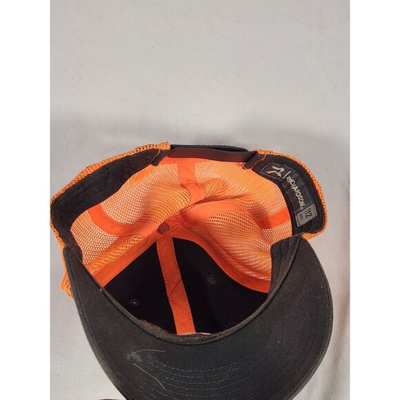 Sam Houston Bearcats Baseball Trucker Adj Cap Orange & Gray - Picture 5 of 5